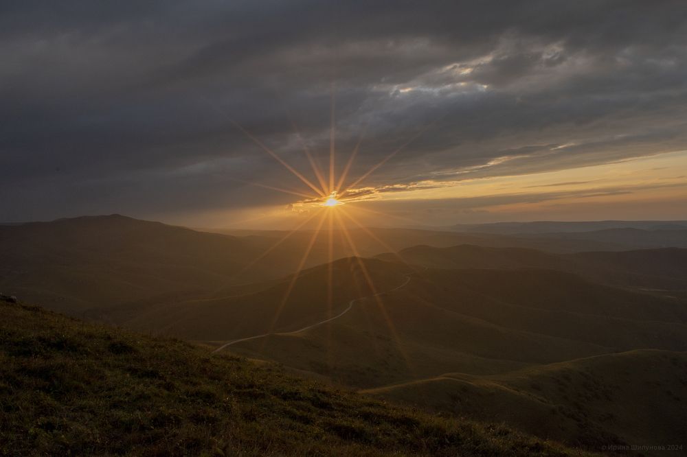 В закатных красках