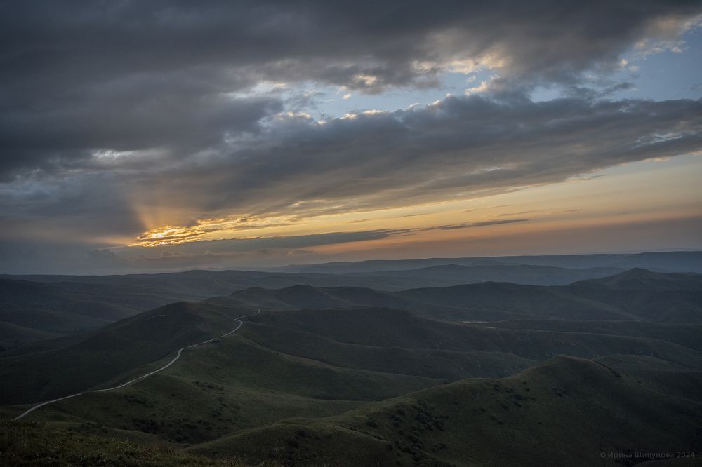 В закатных красках