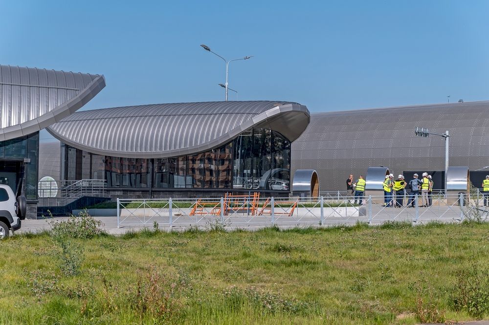Строится станция метро "Потапово"