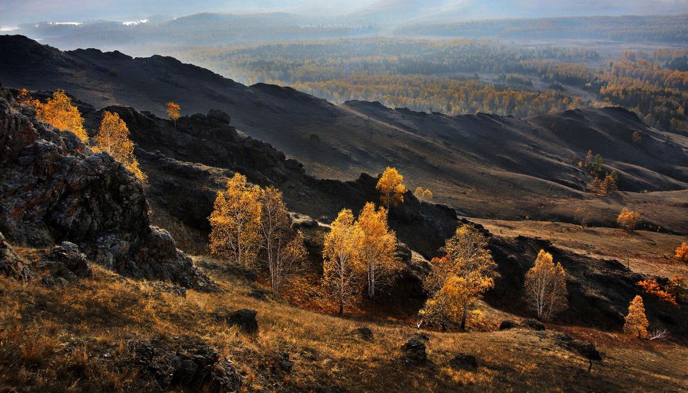 Утро в горах