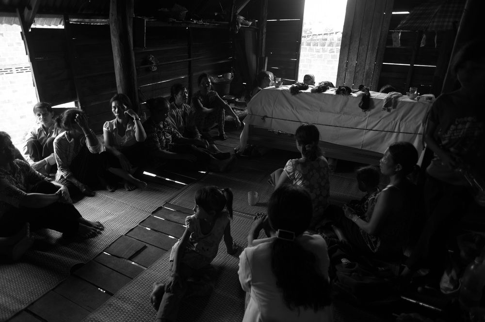 A traditional funeral of Jrai people