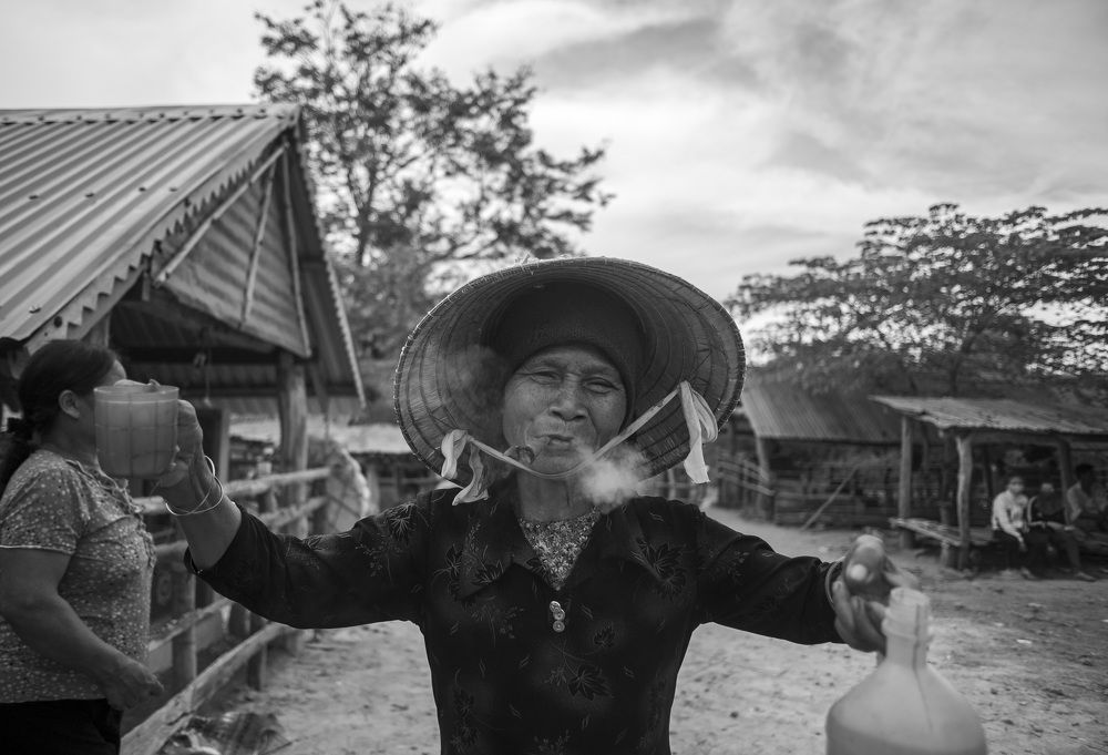 A traditional funeral of Jrai people