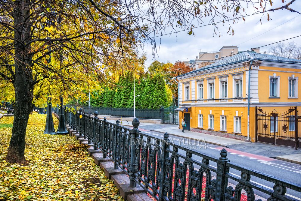 Яузский бульвар в Москве
