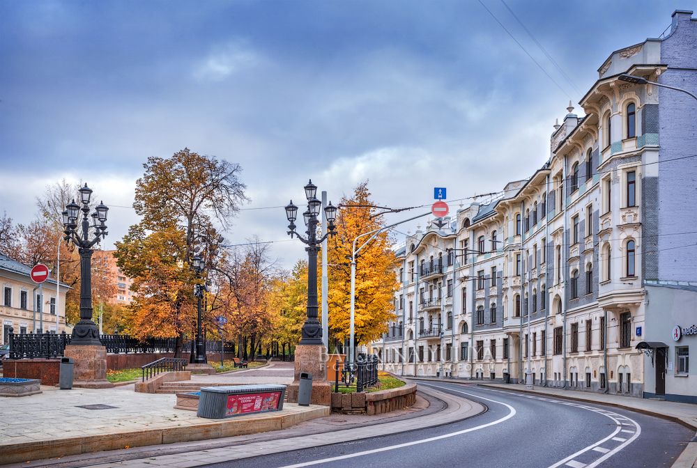 Яузский бульвар в Москве