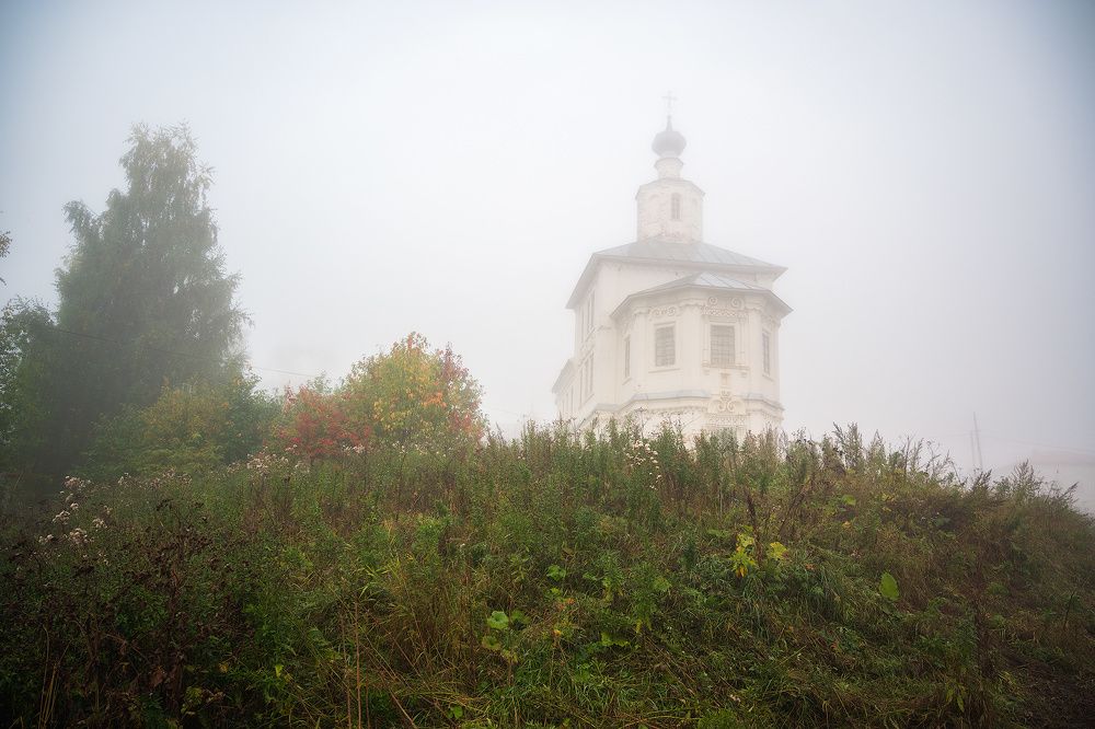 Чердынь в утреннем тумане