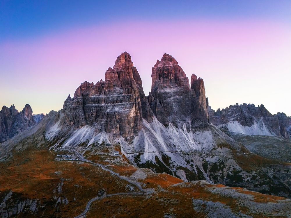 Lenticular clouds over the mountain