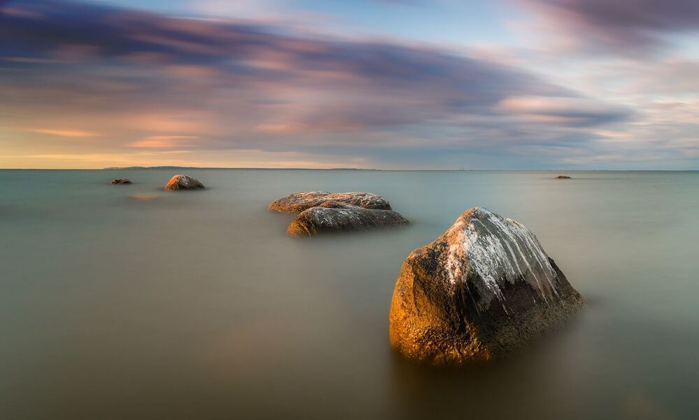 Light,water and stones