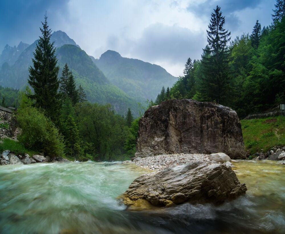 The wild river Soca