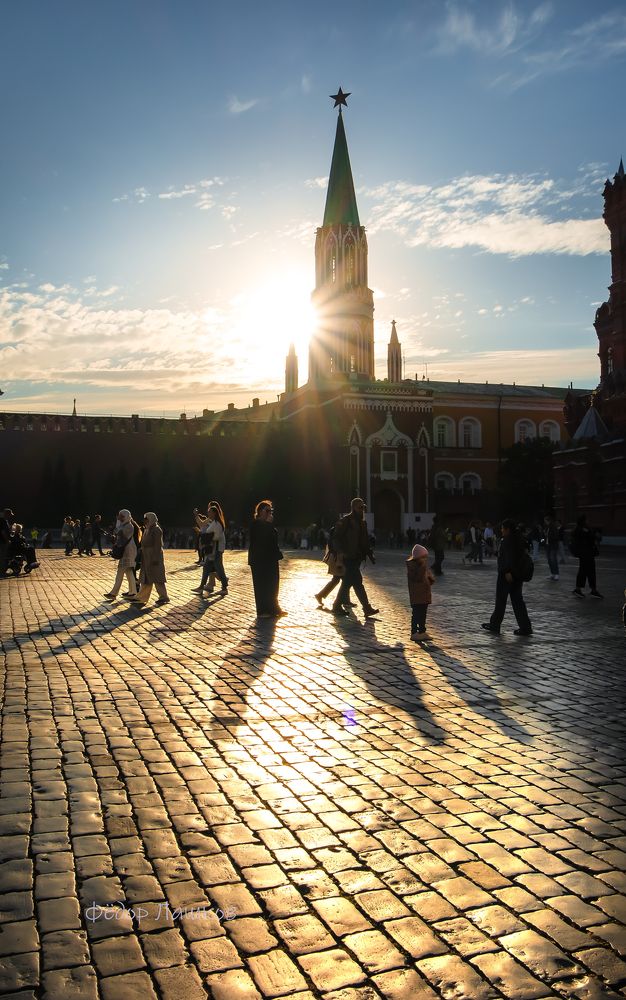 На золотой площади Кремля