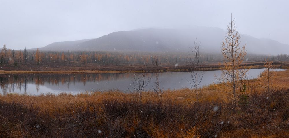 Первый снег на Полярном Урале