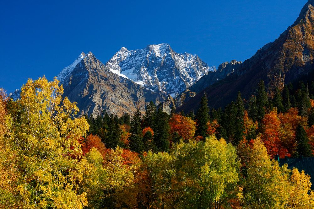 Осень в Домбае