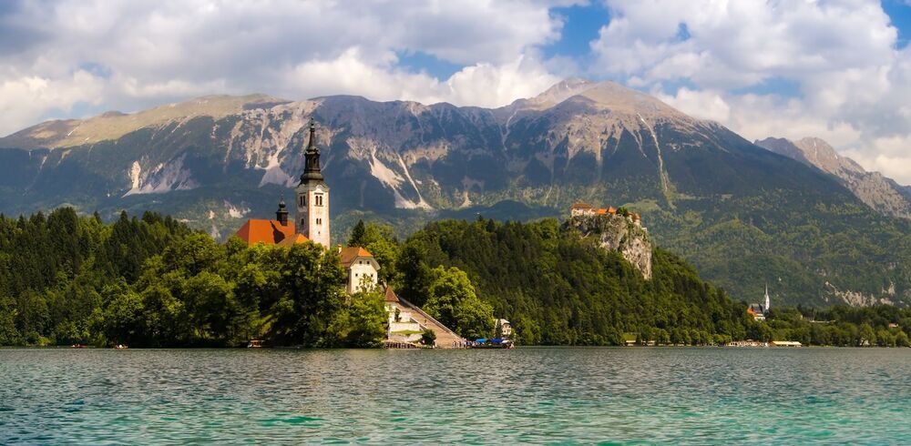 the sunny Bled