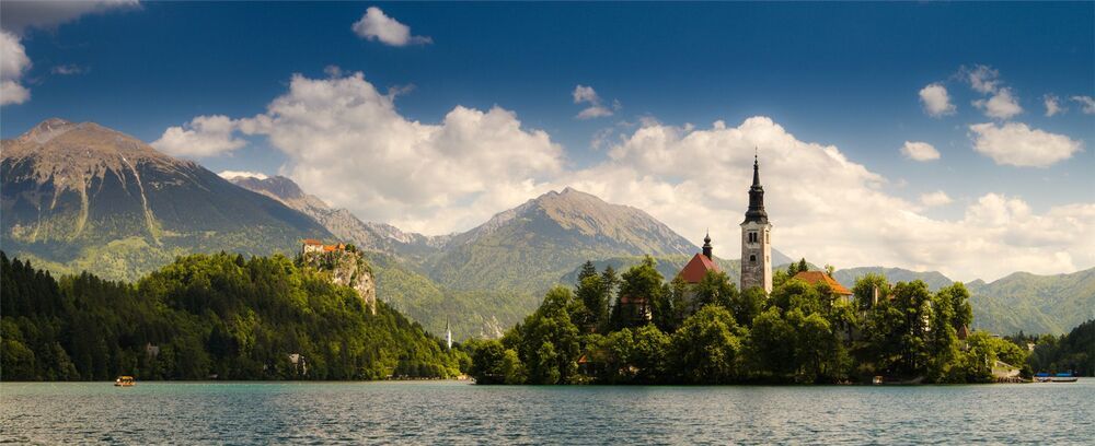 the sunny Bled