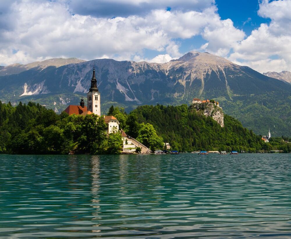 the sunny Bled