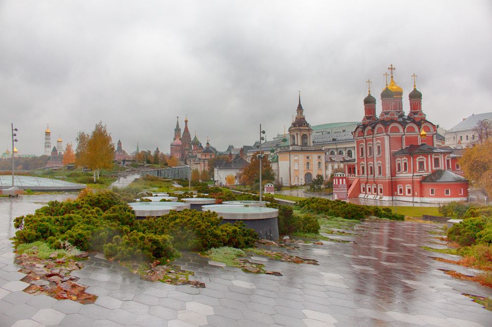 Прогулка по парку Зарядье.