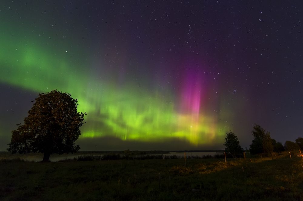 Ночное небо.