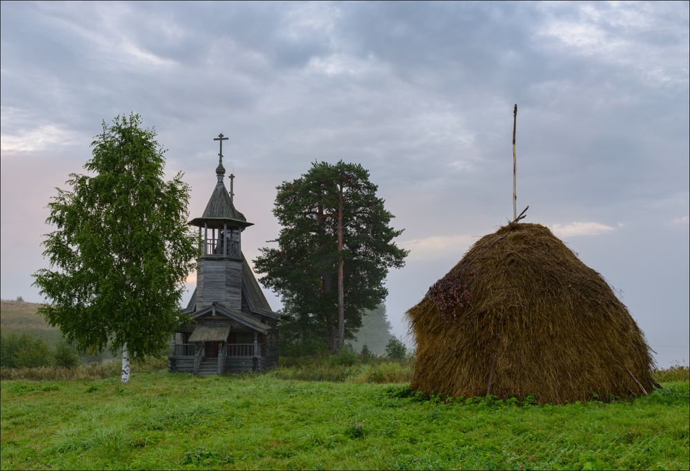 Туманное утро в Глазово