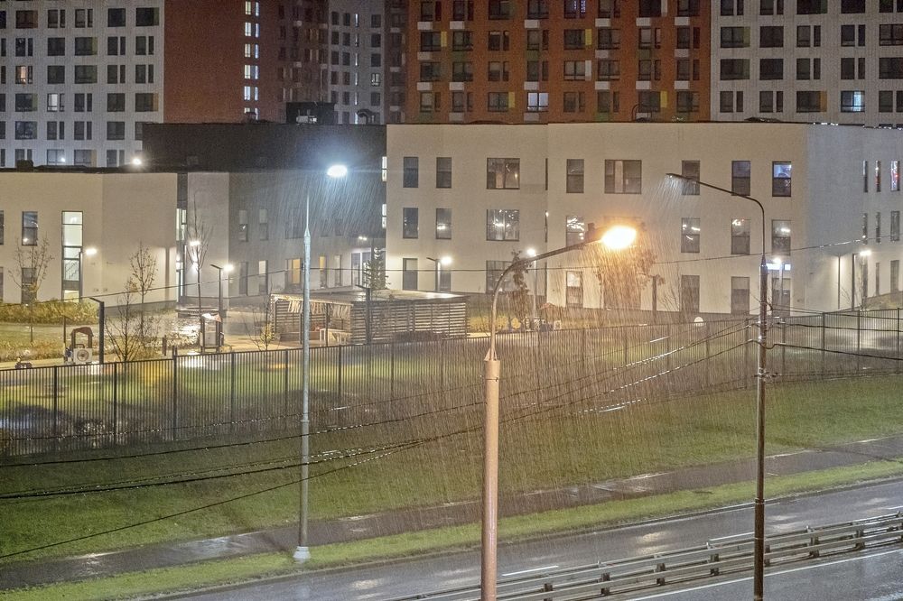 Ночью дождь, утром снег