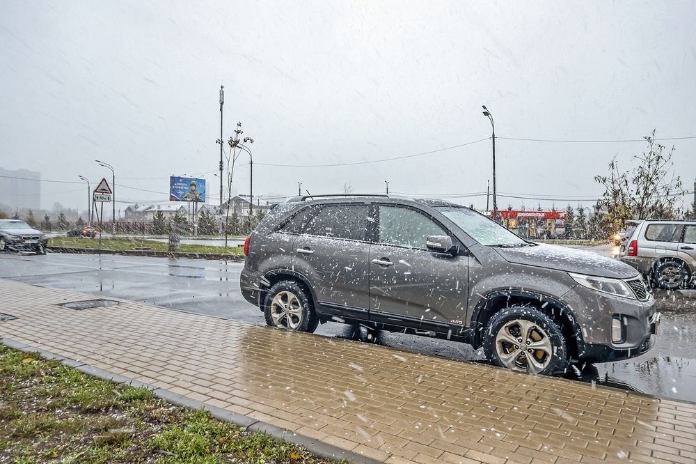 Ночью дождь, утром снег