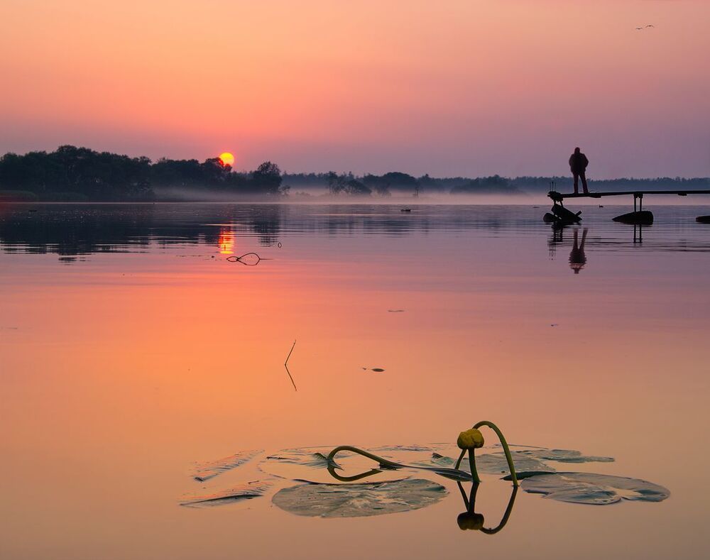 morning over Odra river