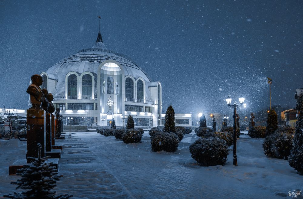 Снегопад в Туле