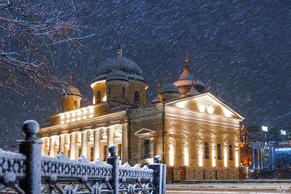 Снегопад в Туле