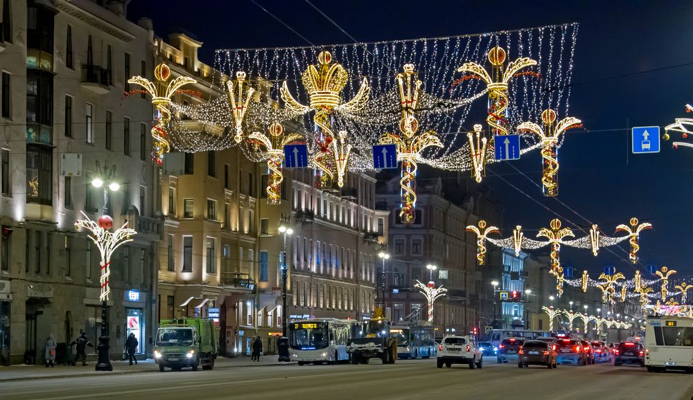 Санкт Петербург предновогодний