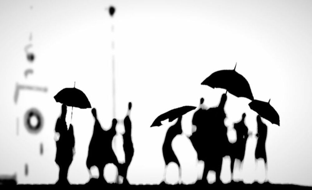 ...the rain...