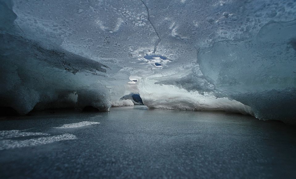 Under the frozen river