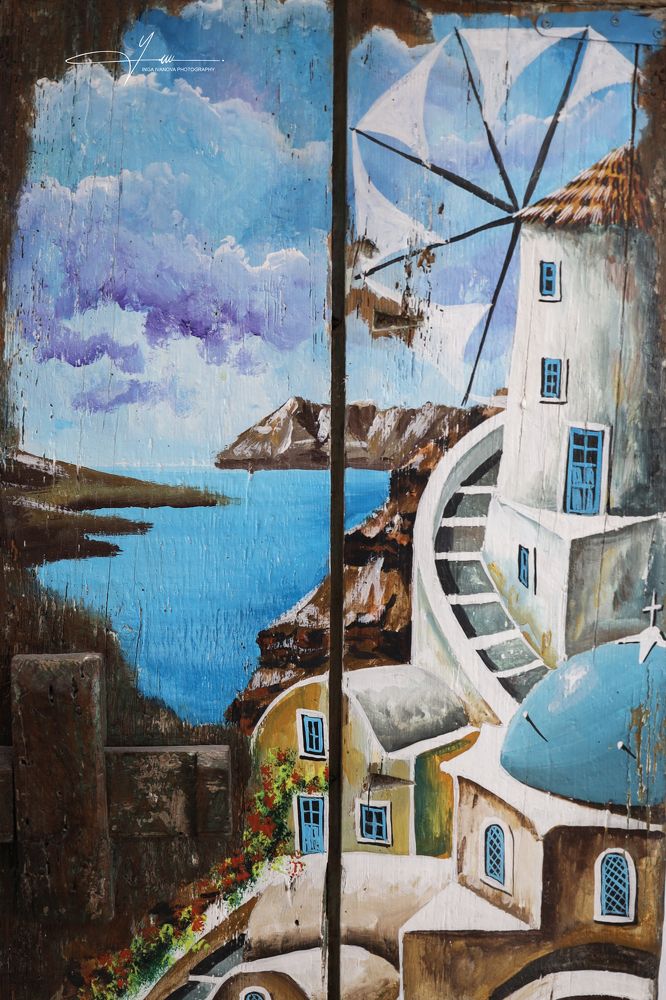 Santorini door