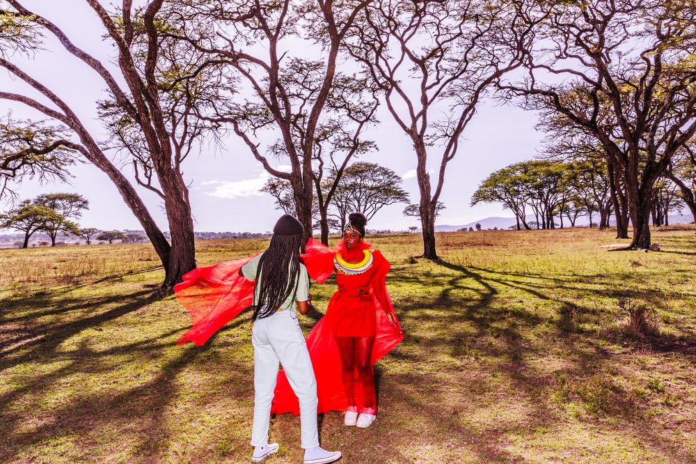 Kenyan Maasai Male Female Portraits