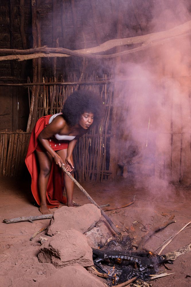 Mwaki Fire Smoke Bomas Of Kenya Portraits