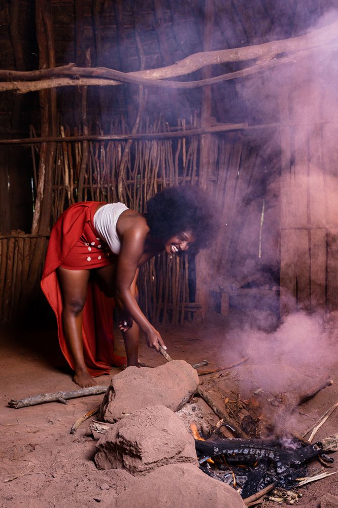 Mwaki Fire Smoke Bomas Of Kenya Portraits