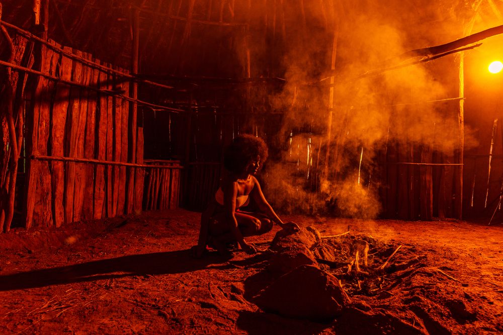 Mwaki Fire Smoke Bomas Of Kenya Portraits