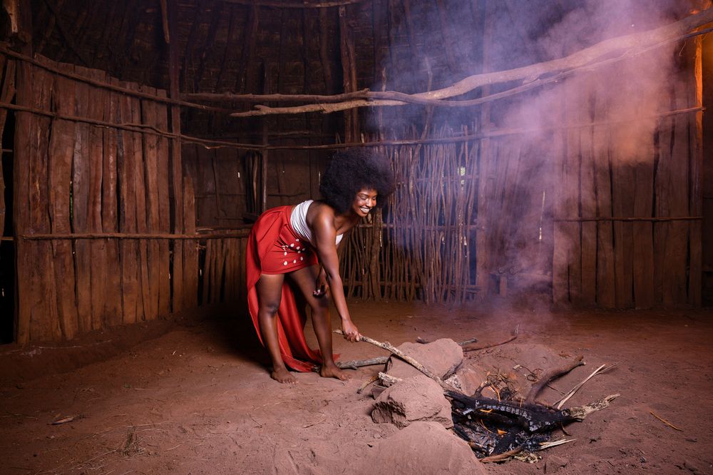Mwaki Fire Smoke Bomas Of Kenya Portraits
