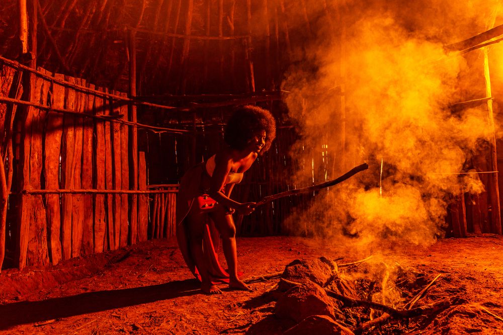 Mwaki Fire Smoke Bomas Of Kenya Portraits
