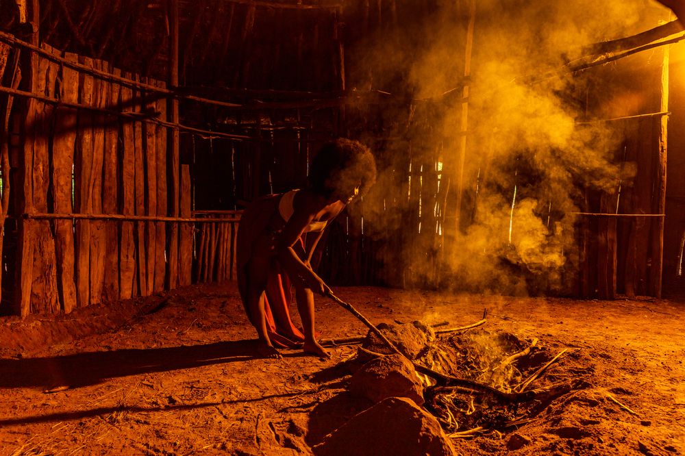 Mwaki Fire Smoke Bomas Of Kenya Portraits