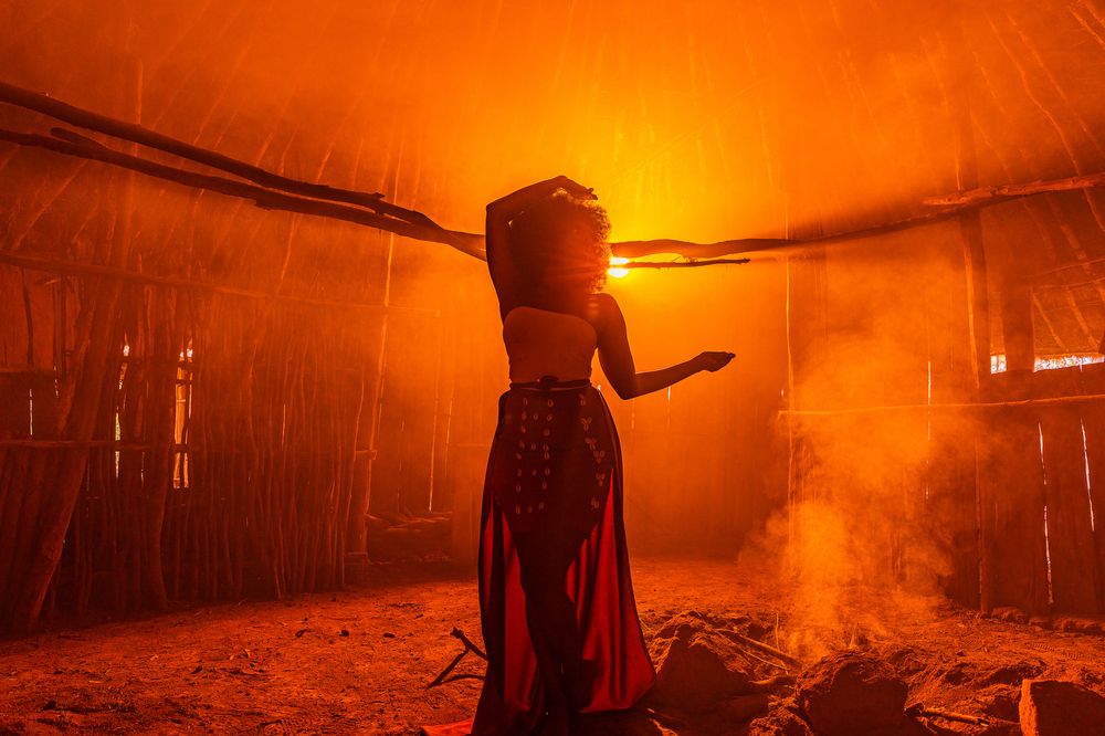 Mwaki Fire Smoke Bomas Of Kenya Portraits