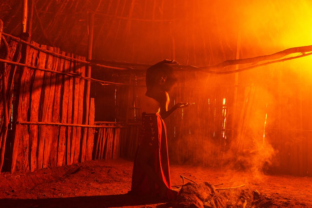 Mwaki Fire Smoke Bomas Of Kenya Portraits