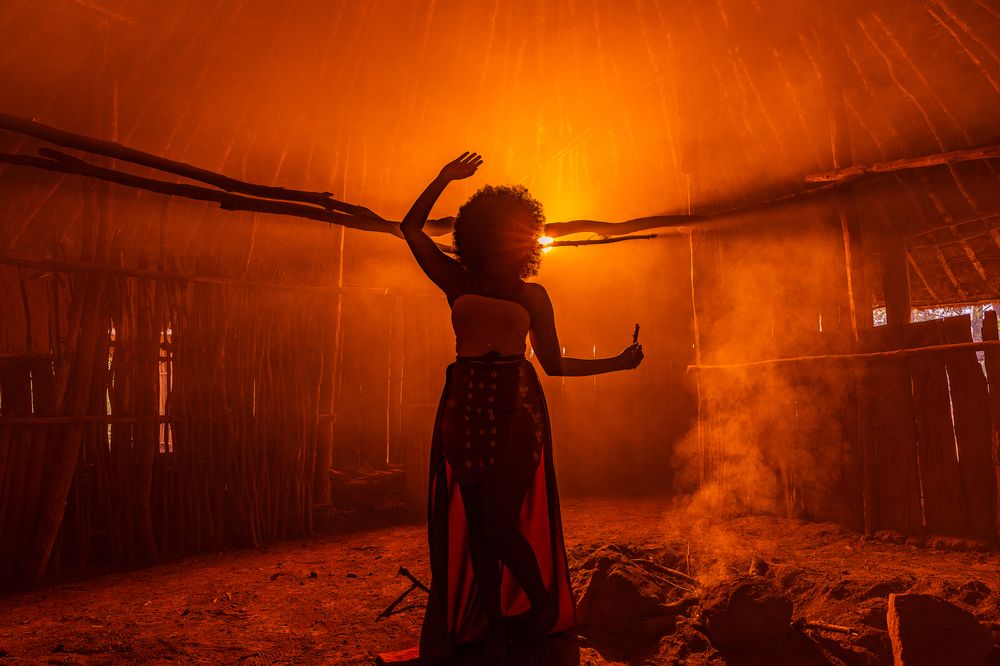 Mwaki Fire Smoke Bomas Of Kenya Portraits