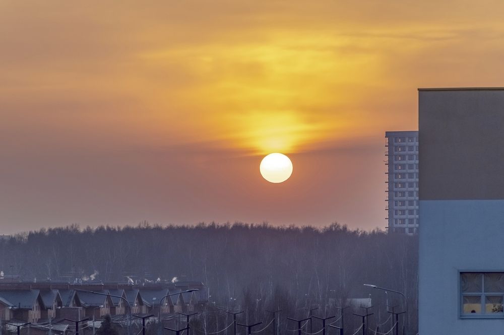 На закате дня