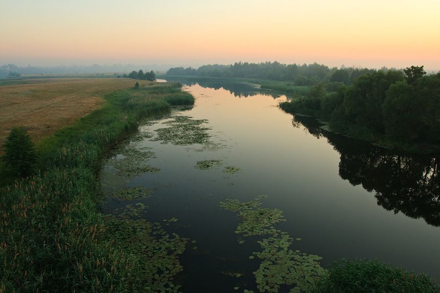 Sunrise at Tsna River