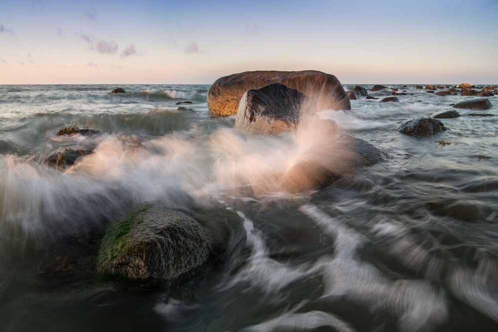 Waves and stones