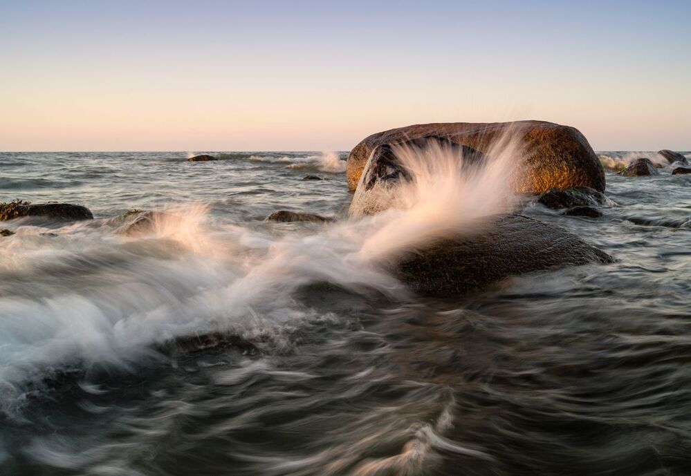 Waves and stones