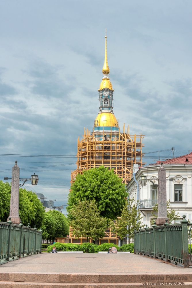 Всему своё время... Колокольня Николо-Богоявленского морского собора
