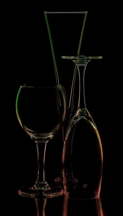 Glass in the dark