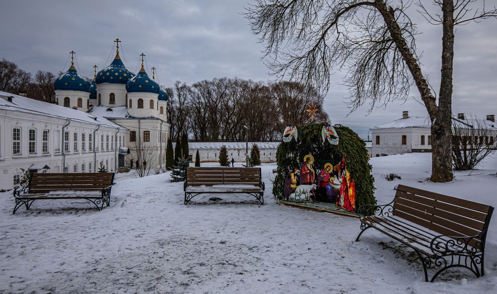 Свято-Юрьев монастырь под Великим Новгородом