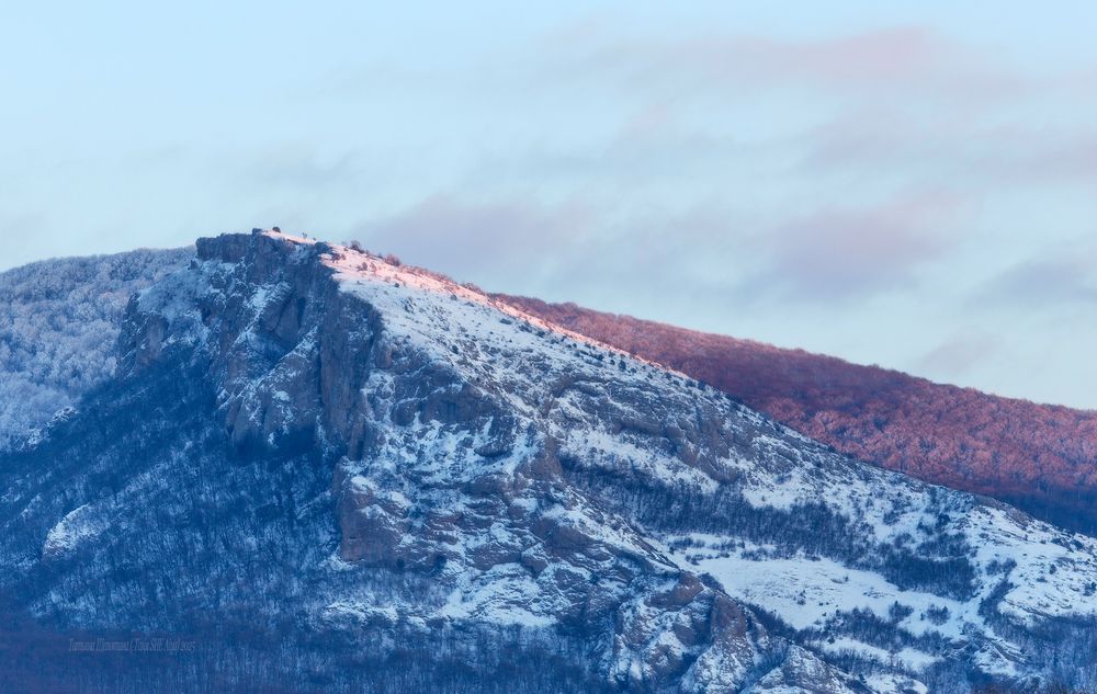Февраль в горах Крыма