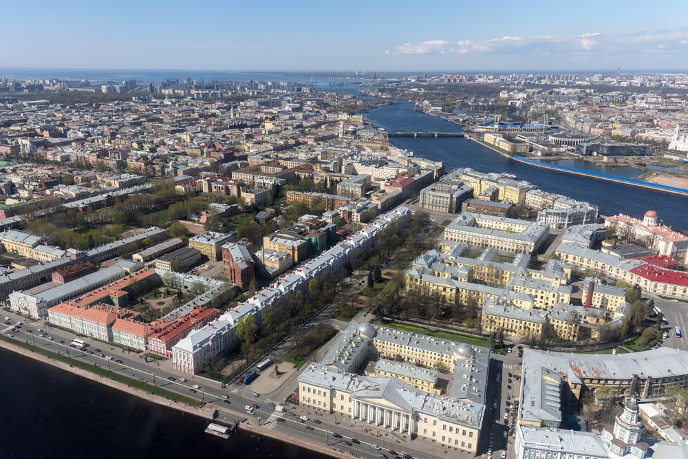 Санкт-Петербург с высоты птичьего полета