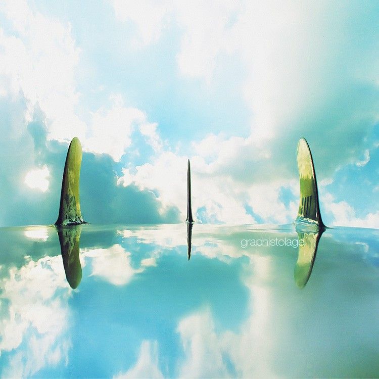 Surf in clouds